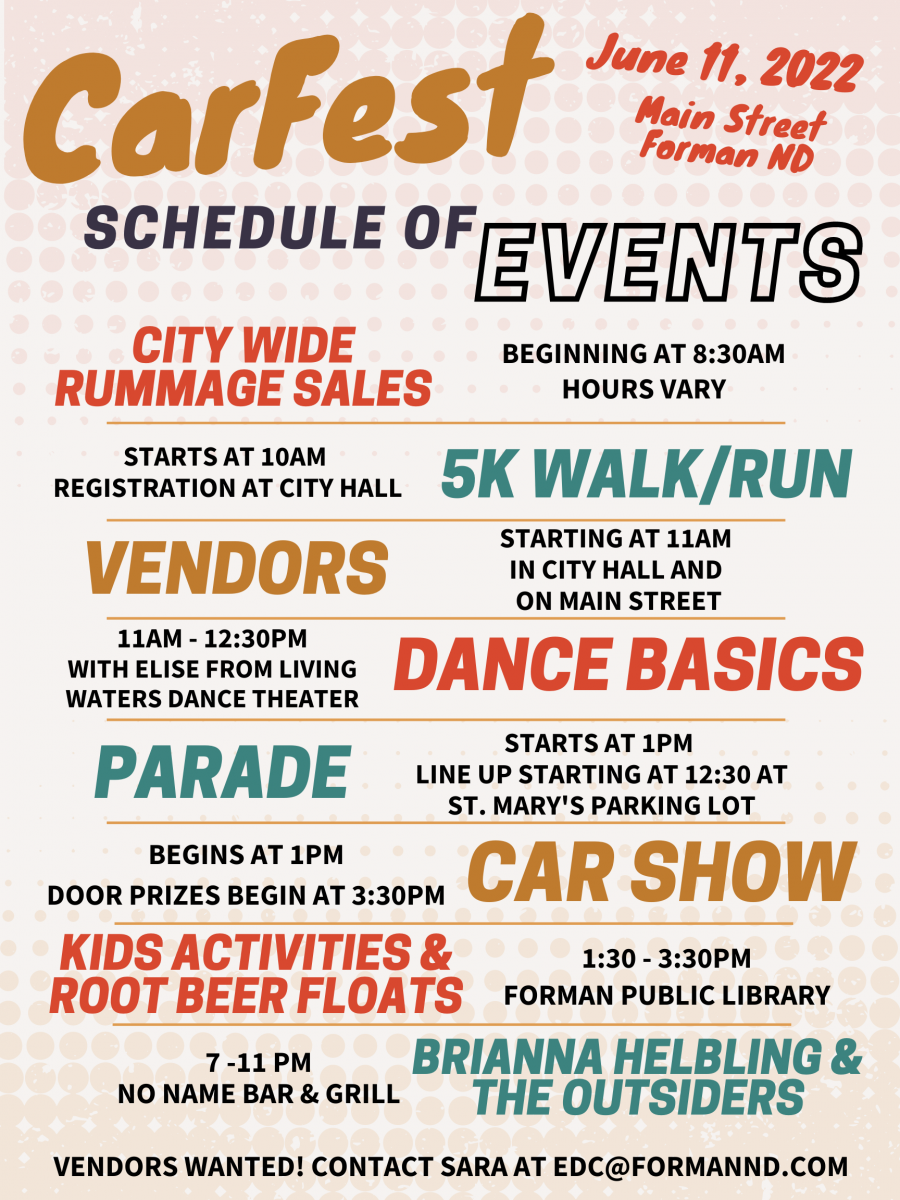 CarFest schedule